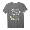 Zefix-Spruch Wo zum Deifi is mei Bier T-Shirt – Lustiges Trachtenshirt für Oktoberfest, Volksfeste & Bayern-Fans