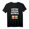 Zentralafrikanische Republik T-Shirt mit Flagge – Stolzes Heimatland für Fans bei Feiertagen und Sportturnieren