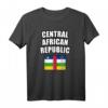 Zentralafrikanische Republik T-Shirt mit Flagge – Stolzes Heimatland für Fans bei Feiertagen und Sportturnieren