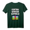 Zentralafrikanische Republik T-Shirt mit Flagge – Stolzes Heimatland für Fans bei Feiertagen und Sportturnieren