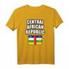 Zentralafrikanische Republik T-Shirt mit Flagge – Stolzes Heimatland für Fans bei Feiertagen und Sportturnieren