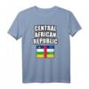 Zentralafrikanische Republik T-Shirt mit Flagge – Stolzes Heimatland für Fans bei Feiertagen und Sportturnieren