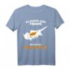 Brauche keine Therapie - Ich muss nur nach Zypern T-Shirt mit Zypern Flagge, perfekte Geschenkidee für Urlauber und Zypern-Fans