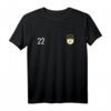 Zypern Flagge Fußball T-Shirt mit Nummer 22 – Souvenir, Geschenk & Fanartikel für Nationalstolz