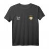 Zypern Flagge Fußball T-Shirt mit Nummer 22 – Souvenir, Geschenk & Fanartikel für Nationalstolz